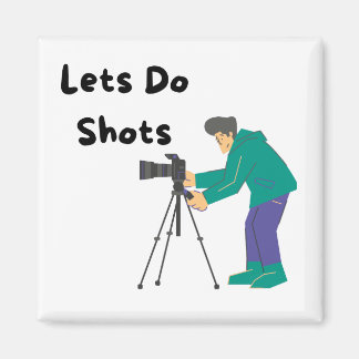 Gör bilder med fotograf och kamera magnet