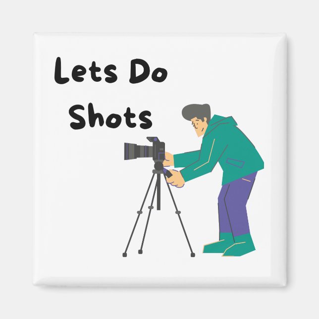 Gör bilder med fotograf och kamera magnet (Framsidan)