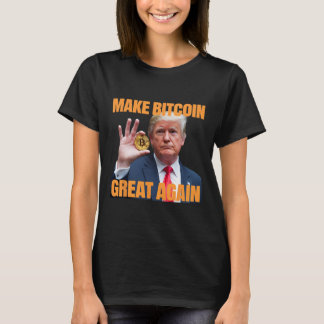 Gör Bitcoin Underbar igen, lustigt, bitmyntkrypter T Shirt