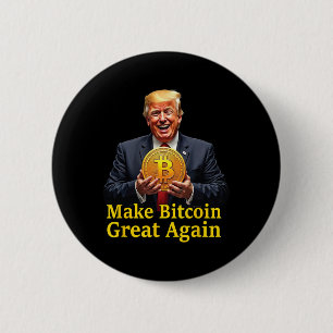 Gör Bitcoin Underbar igen Trump Bitcoin Crypto Fut Knapp