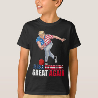Gör bowling stor igen rolig Trump bowling T Shirt