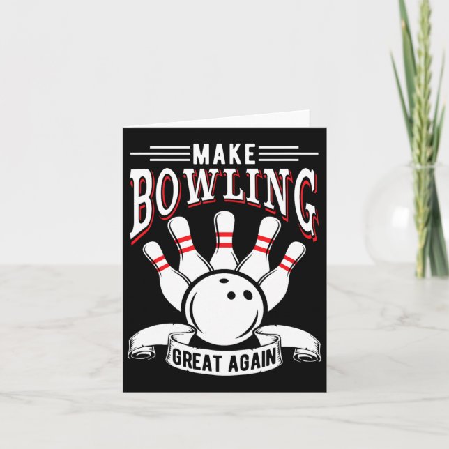 Gör Bowling Underbar igen till en lustig Bowlarear Kort (Framsida)