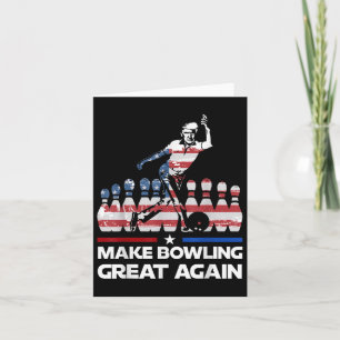 Gör Bowling Underbar igen till en lustig Trump US- Kort