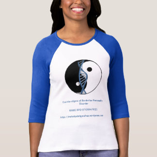 "Gör BPD Stigma-Fri!", Logotypbaseball Jersey Tee