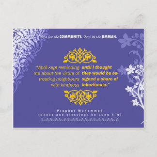 Gör bra till grannkort vykort