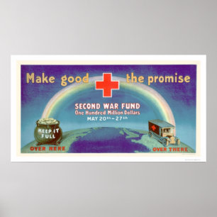 Gör bran löftet - den 2nd krigfonden (US00054B) Poster