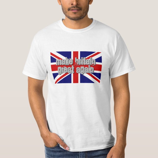 GÖR BRITANNIEN DEN UNDERBARA IGEN fackliga Tee Shirt (Framsida)