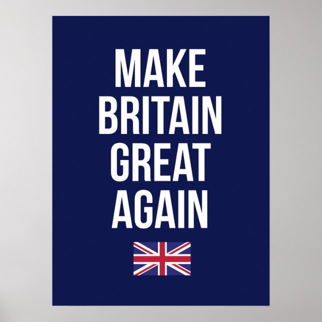 Gör Britannien underbar igen UK först att sjunka Poster (Framsidan)