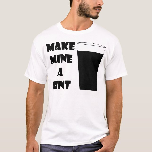 Gör bryter en skjorta för halv liter T Shirt (Framsida)