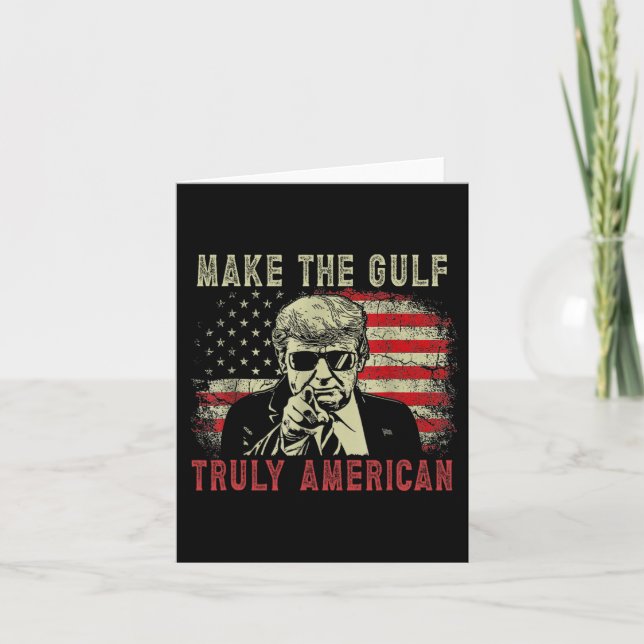 Gör Bukt verkligt amerikanskt Kort (Framsida)