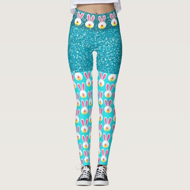 Gör Bunny Pop Pop Mode Leggings (Framsida)