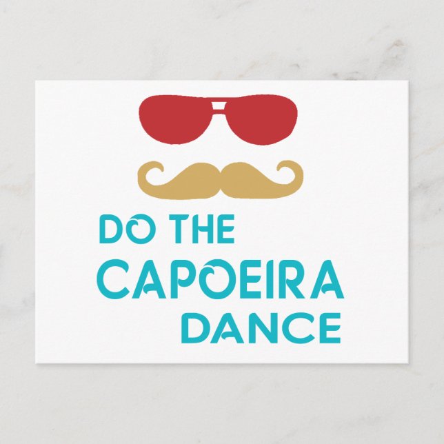 Gör Capoeira Dance Vykort (Framsida)