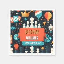 Gör Chess Kung och drottning till 13:e födelsedage