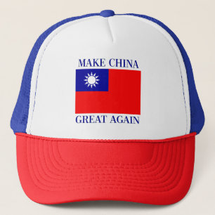  Gör Chinan Underbarare igen - Republiken China  Keps