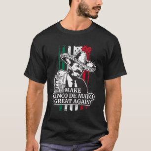 Gör Cinco De Mayo Stor Igen Trump Kostym T-Shirt
