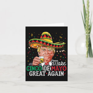 Gör Cinco De Mayo Underbar igen till Shirt Trump S Kort