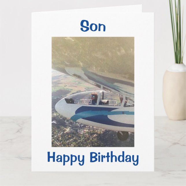 GÖR DAGEN OCH GÖR DET SOM GÖR DIG LYCKLIG SON KORT (Framsida)