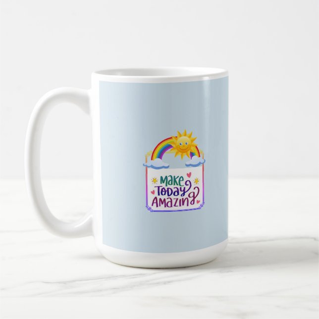 "Gör dagens Fantastisk till Personligen Namn uppmu Kaffemugg (Vänster)