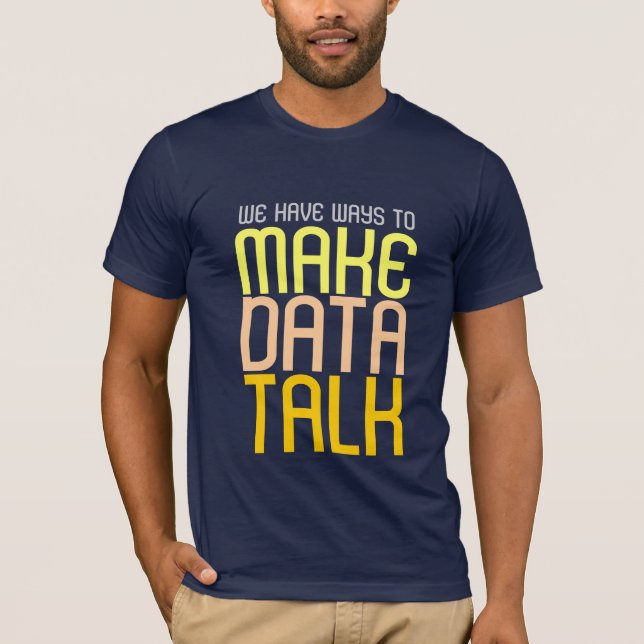 Gör datakarteller till T-shirt (Framsida)