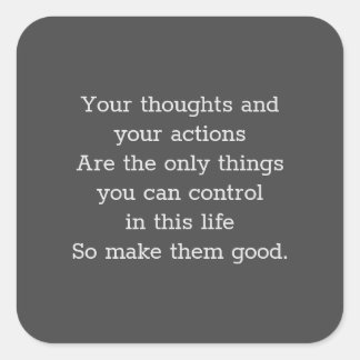 Gör dem till Bra Fyrkantigt Klistermärke