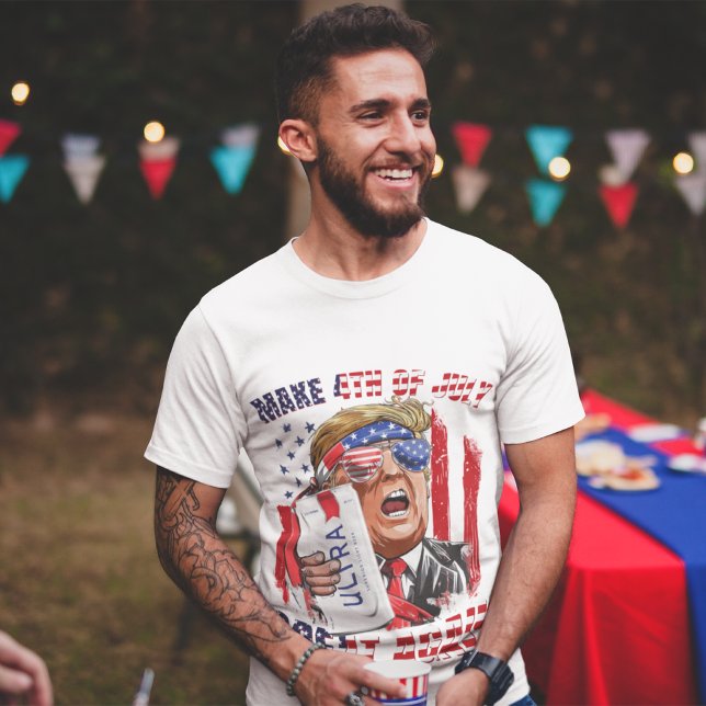 Gör den 4 juli Underbar igen -Manar-Shirt T Shirt (This classic heavyweight T shirt is perfect for the man who wants to make a bold statement.)