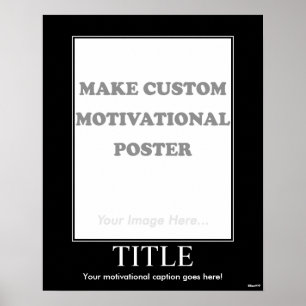 Gör den beställnings- Motivational affischen Poster