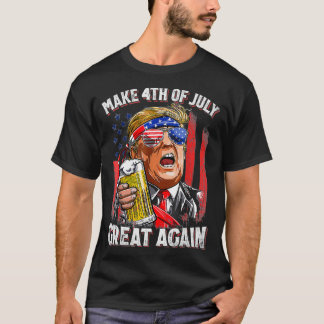 Gör den fjärde juli till Underbar igen, Trump Amer T Shirt