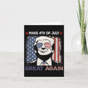 Gör den fjärde juli till Underbar igen Trump Manar Kort