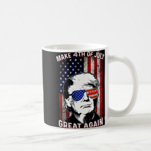 Gör den fjärde juli till Underbar trump igen Kaffemugg