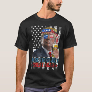 Gör den fjärde juli Underbar igen, en lustig trump T Shirt