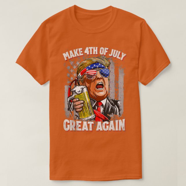 Gör den fjärde juli Underbar igen till en lättläst T Shirt (Design framsida)