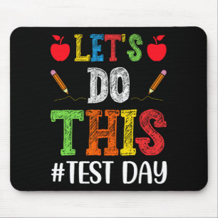 Gör den här testdagen Motivational Testacher Stud Musmatta