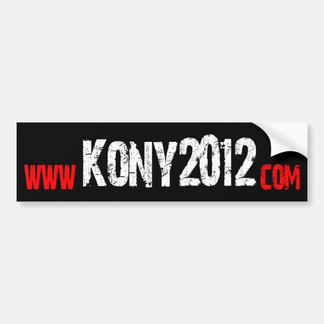 Gör den Kony berömden - Kony 2012 Bildekal (Framsidan)