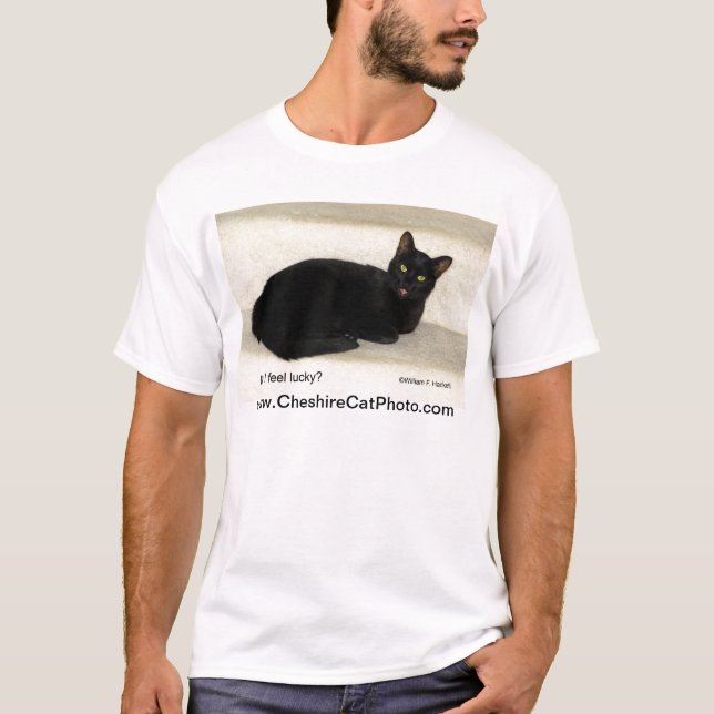 Gör den lyckliga I-känselförnimmelsen? Svart T-shirt (Framsida)