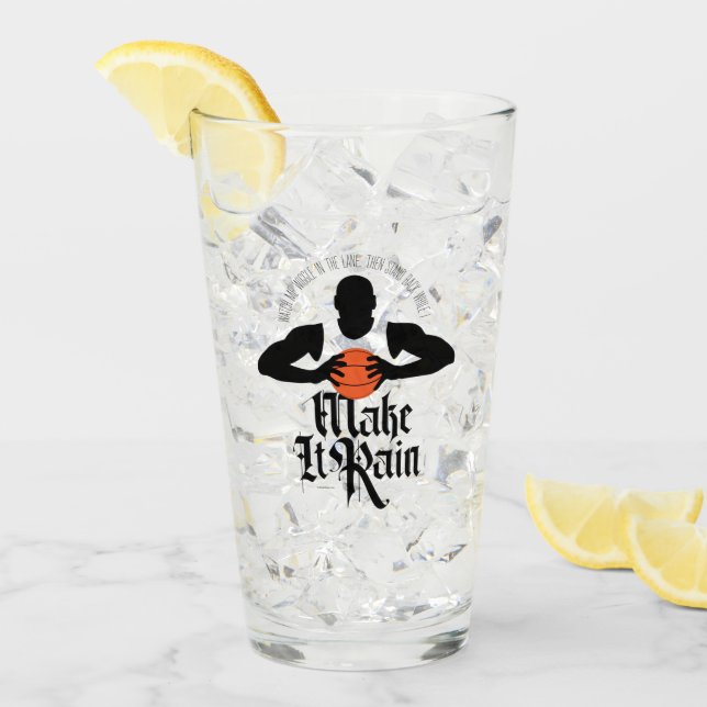 Gör den regn (basketboll) glaskopp (Framsida Ice)