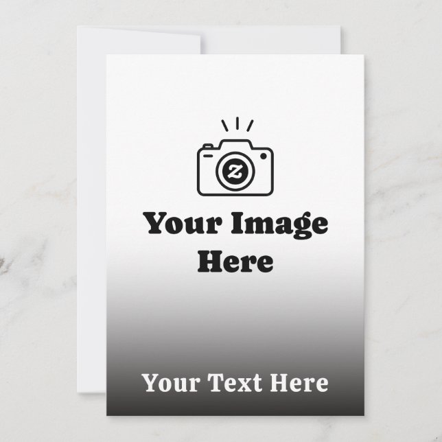 Gör den till din med favoritfoto och text julkort (Framsida)