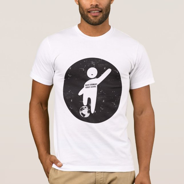 Gör den tysklanda utslagsplatsskjortan för t shirt (Framsida)