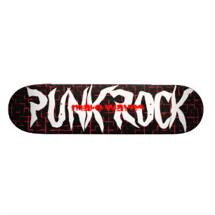 Gör den vinkara Punk stenskateboarden Skateboard Bräda 19,5 Cm