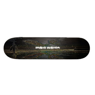 Gör den vinkara solnedgångsurfareskateboarden mini skateboard bräda 18,7 cm