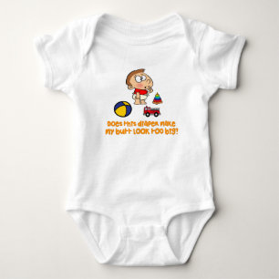 Gör denna blöja gör min ända att se för stor t-shirt
