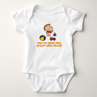 Gör denna blöja gör min ända att se för stor t-shirt