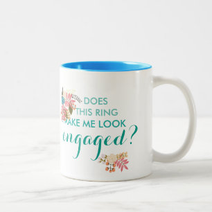 Gör denna ring gör mig att se den förlovade mug.en Två-Tonad mugg
