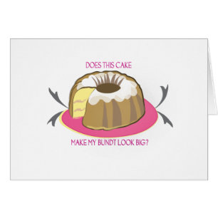 Gör denna tårta min Bundt Look stor? Kort