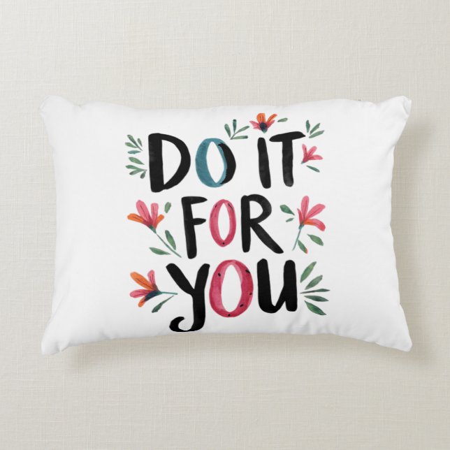 Gör det åt dig prydnadskudde (Framsidan)