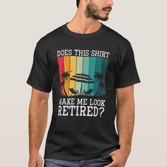 Gör det att jag ser trött ut t shirt (Framsida)
