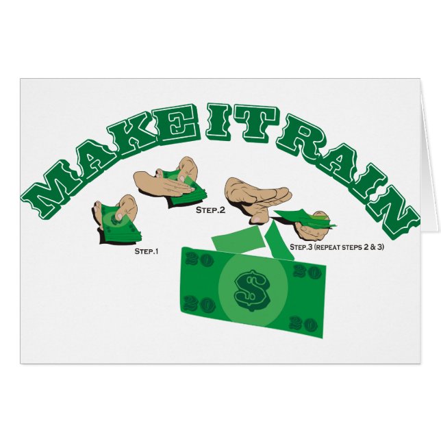 GÖR DET ATT REGNA HÄLSNINGSKORT (Framsidan Horizontal)