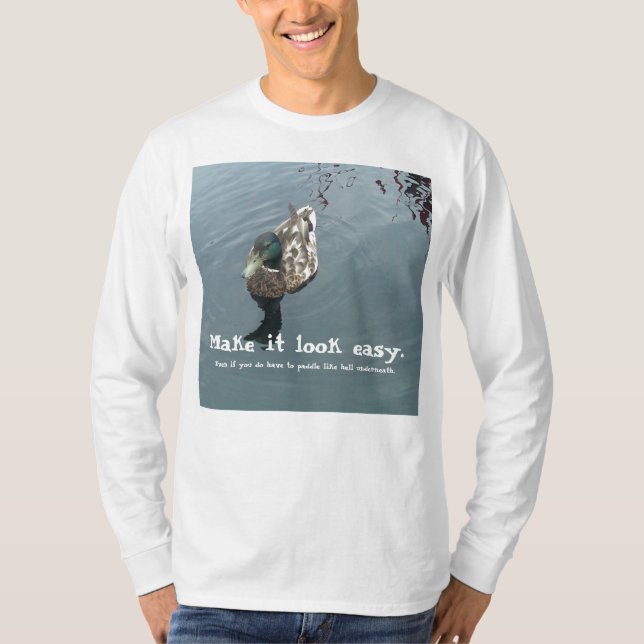 Gör det att se lätt tee shirt (Framsida)