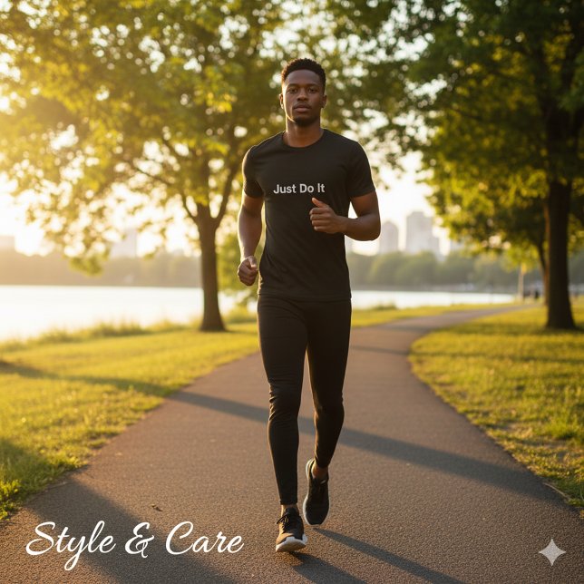 Gör det bara Mörken för Anpassadet Påstående T Shirt (Just Do It Text Statement Customizable Dark T-Shirt)