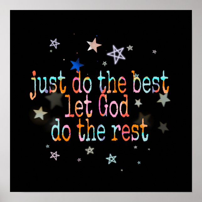 gör det bästa poster (Framsidan)