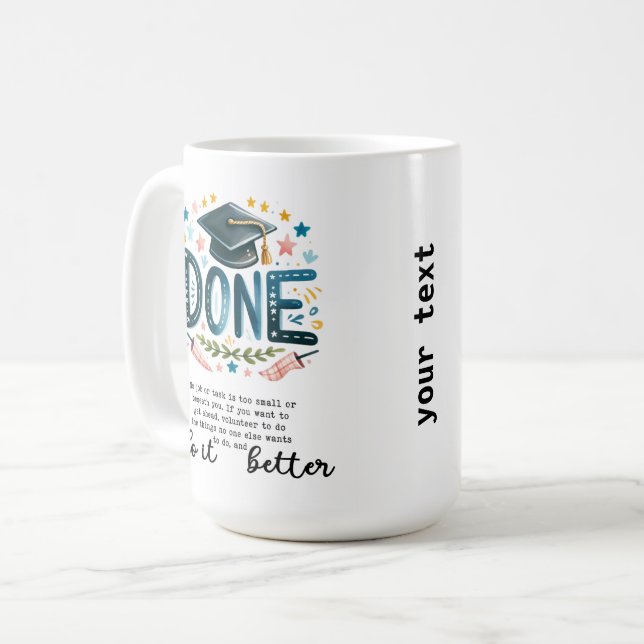 Gör det bättre kaffemugg (Framsida vänster)